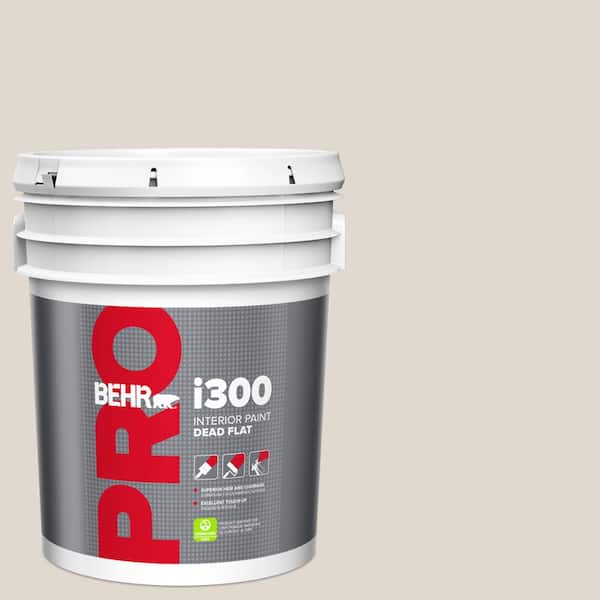 BEHR PRO 5 gal. #N210-1 Taupe Tease Dead Flat Interior Paint