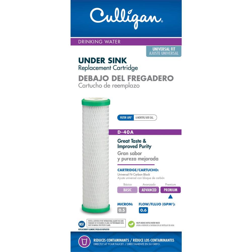 Culligan 600-Gallon Carbon Block Drinking Water Filter Cartridge