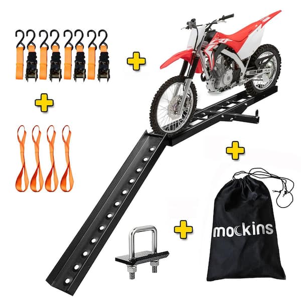 Northstar Motorcycle Dirt Bike Scooter Hitch Mount Hauler Carrier Ramp 500 lbs Max 