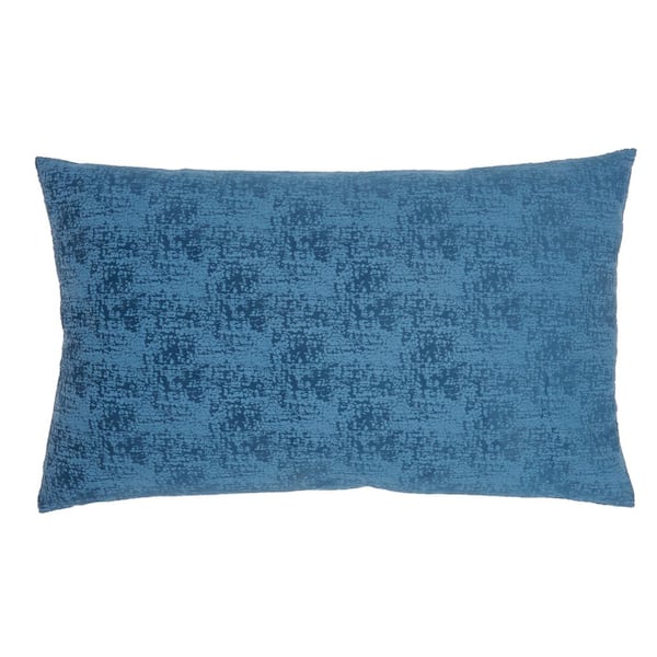 Navy rectangle throw store pillow