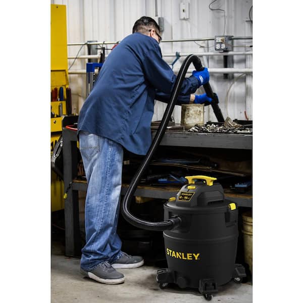 16 Gal. 6.0 HP Poly Wet/Dry Vacuum with Hose and Accessories