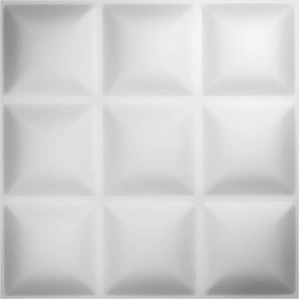 Ekena Millwork 19 5/8"W x 19 5/8"H Classic EnduraWall Decorative 3D Wall Panel Covers 32.1 Sq. Ft. (12-Pack for 32.1 Sq. Ft.)