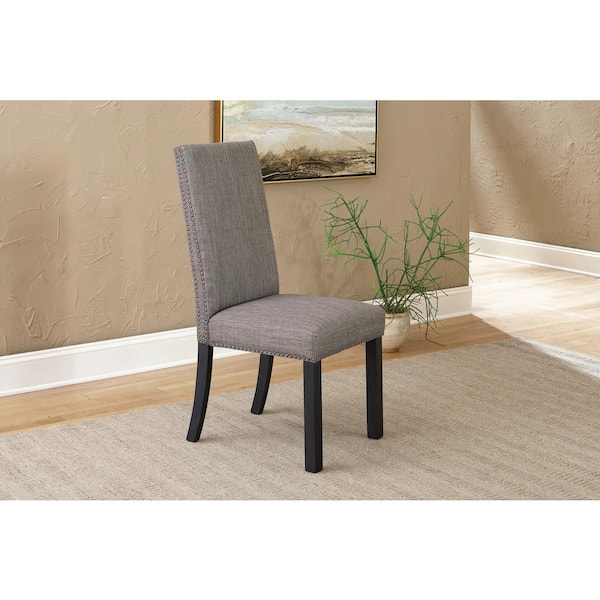 Dining chairs with online knockers grey