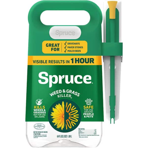 Spruce 64 oz. Snap and Spray Weed and Grass Killer Powered Trigger Starter Kit