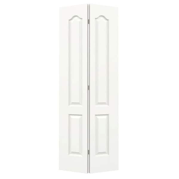 JELD-WEN 30 in. x 80 in. Princeton White Painted Smooth Molded Composite Closet Bi-fold Door
