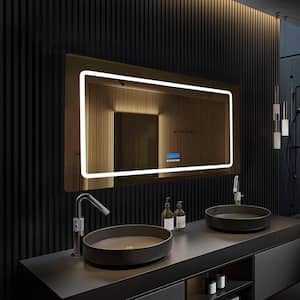 Caldona 48 in. W x 32 in. H LED Bathroom Vanity Mirror