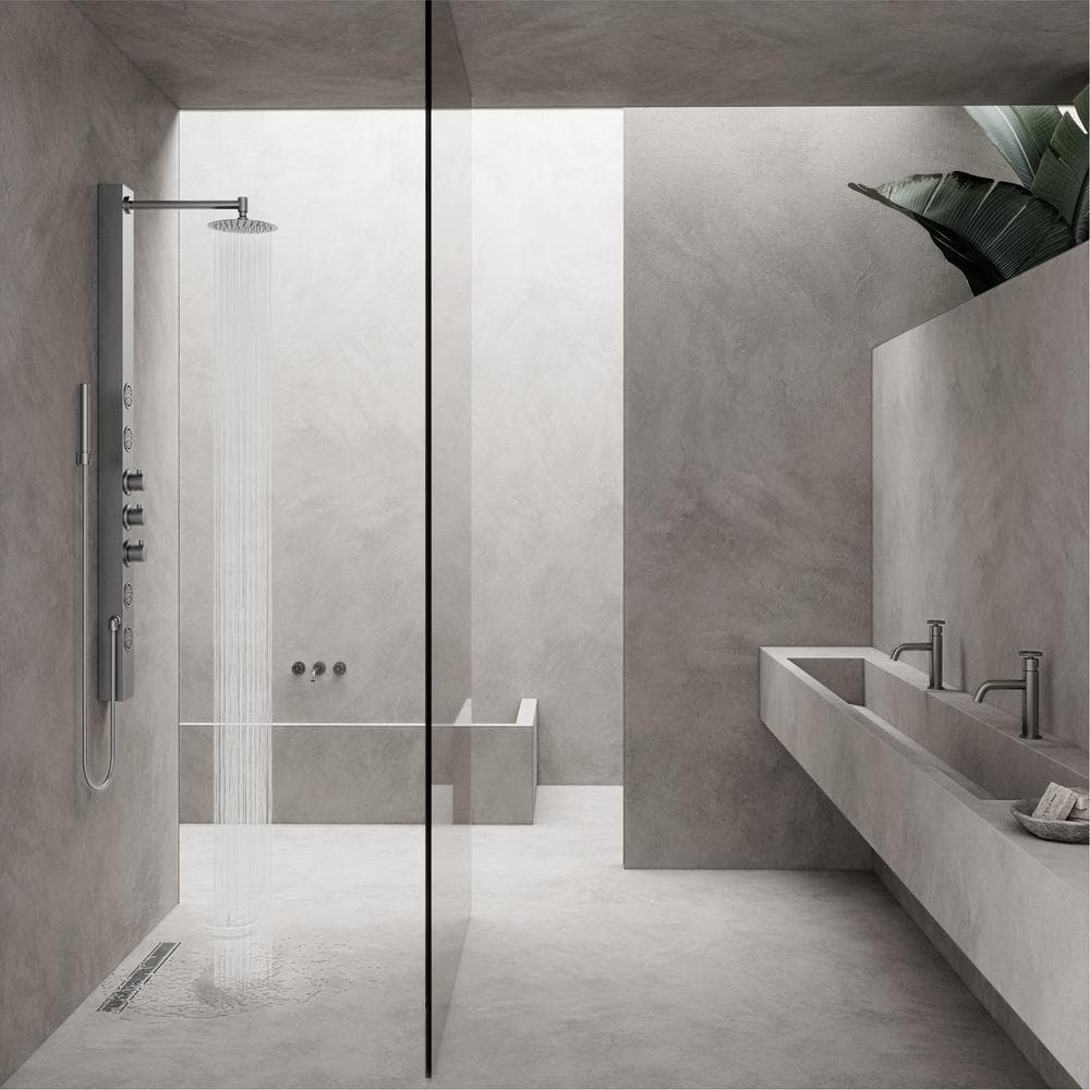 Elan 24" Stainless Steel Linear Shower Drain in Brushed Nickel