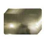Crocodile Skin Champagne Metallic Textured Placemat (Set of 4)