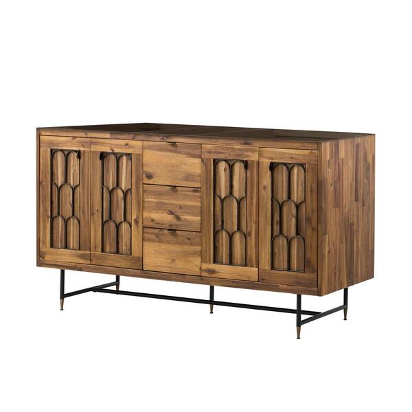Rustic Wood Mariscal V60 Wd, Rustic Vanity Cabinet
