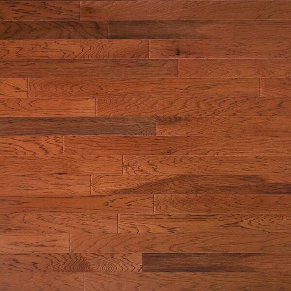 Heritage Mill Take Home Sample - Hickory Leather Engineered Click Hardwood Flooring - 5 in. x 7 in.