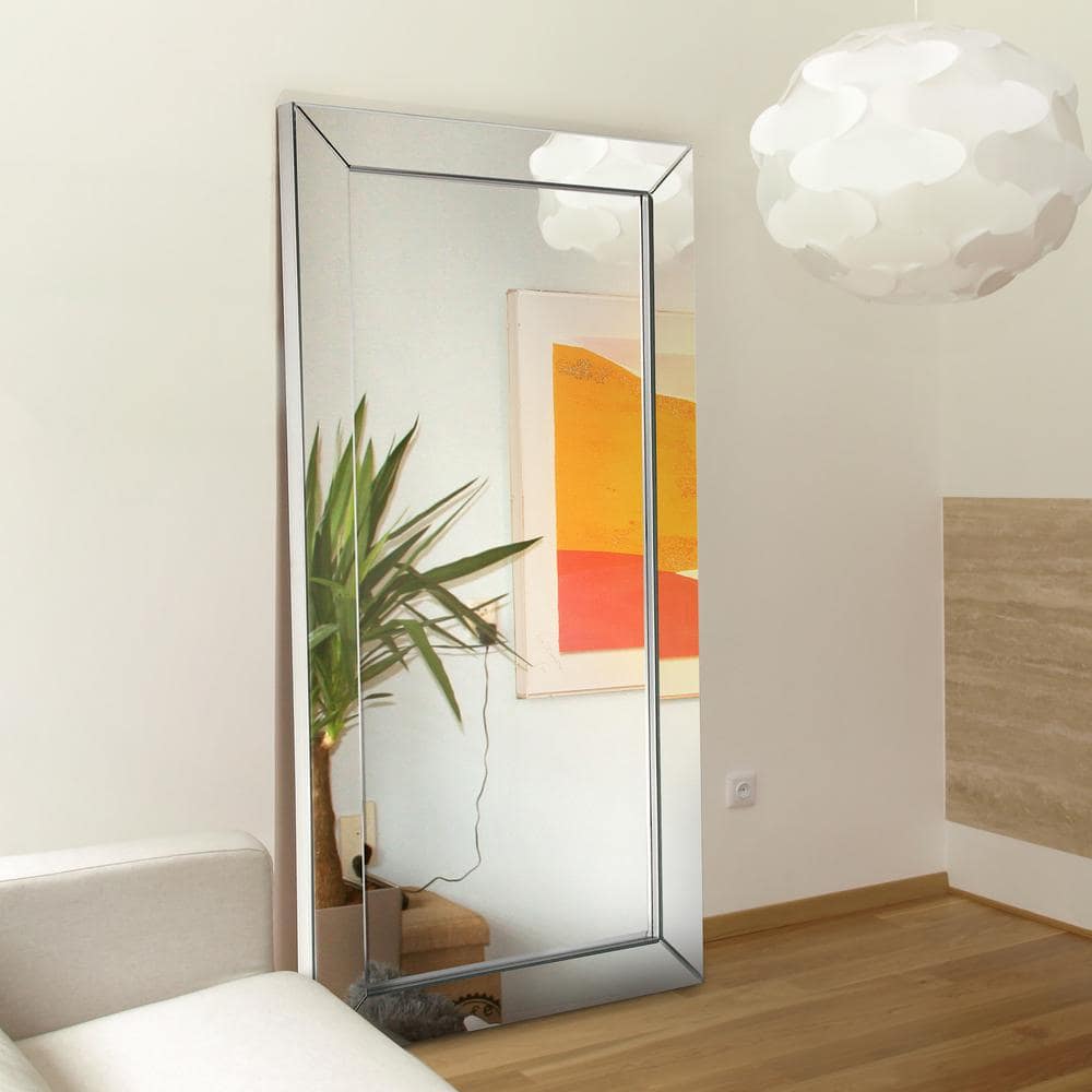 Grand Reflection 40x80 Full-Length Wooden Leaner Mirror