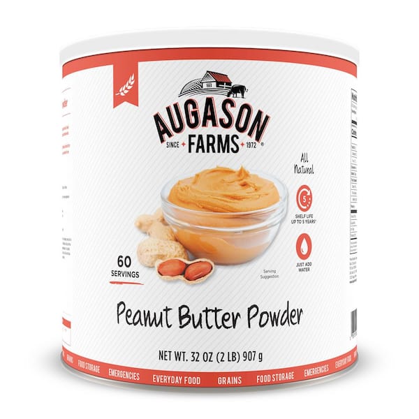 AUGASON FARMS AF Peanut Butter Powder 2 lb. #10