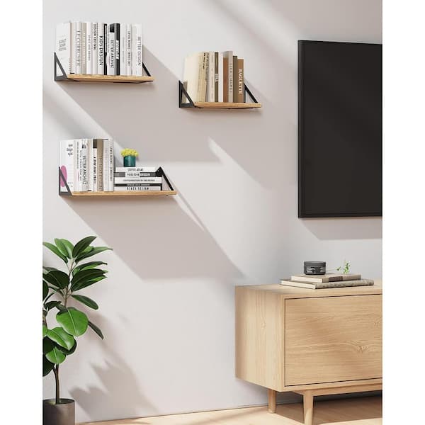 Set of 3 Wall Shelf, Floating Shelves for Wall Decor, 16.5/14.2