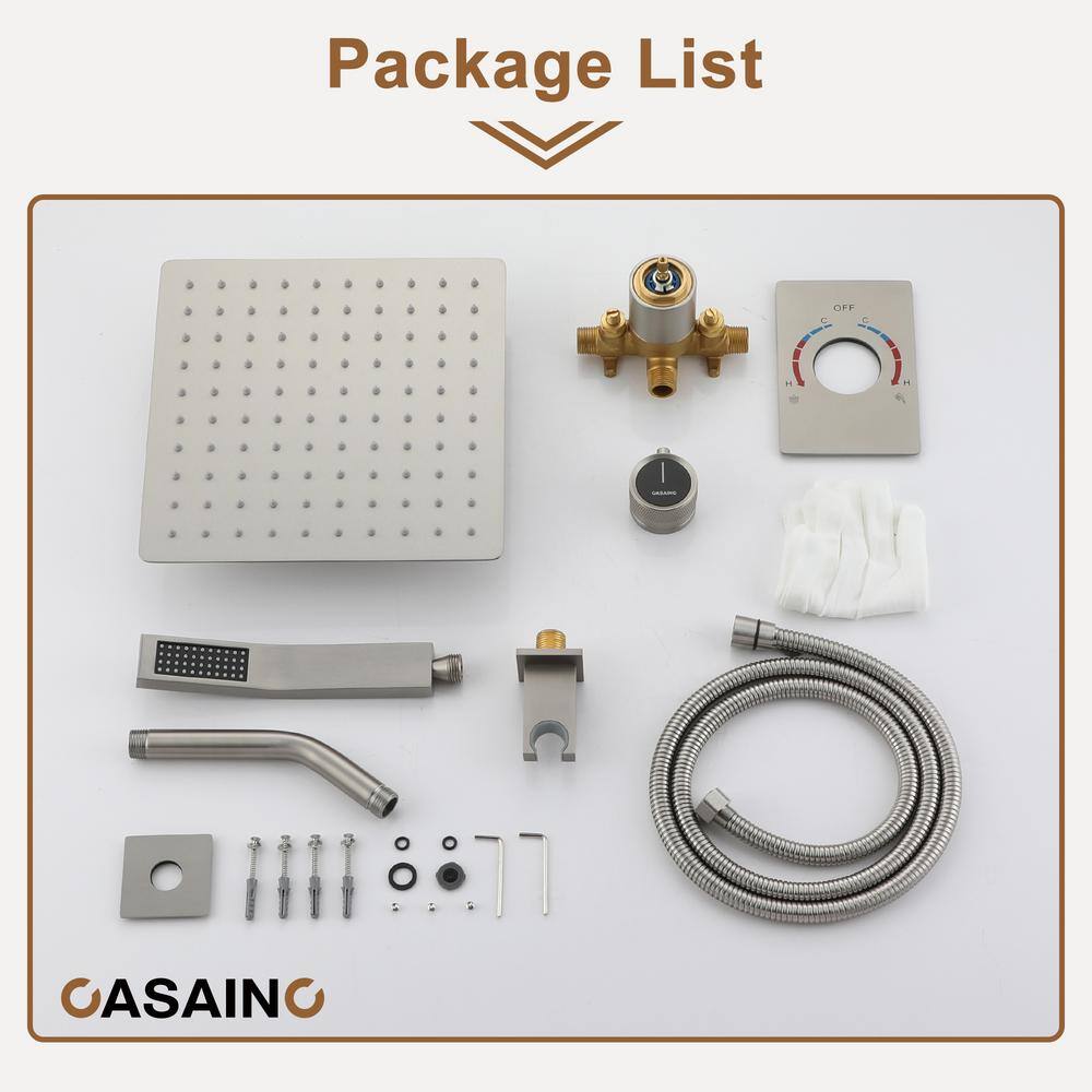 Pressure-Balanced (Temperature And Volume) All-In-One Kit with Rough in-Valve