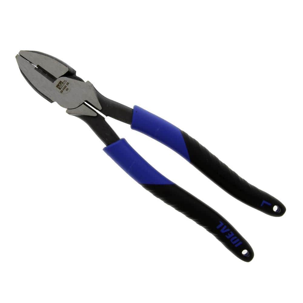 IDEAL 91/2 in. Linesman Pliers SmartGrip 303450 The Home Depot
