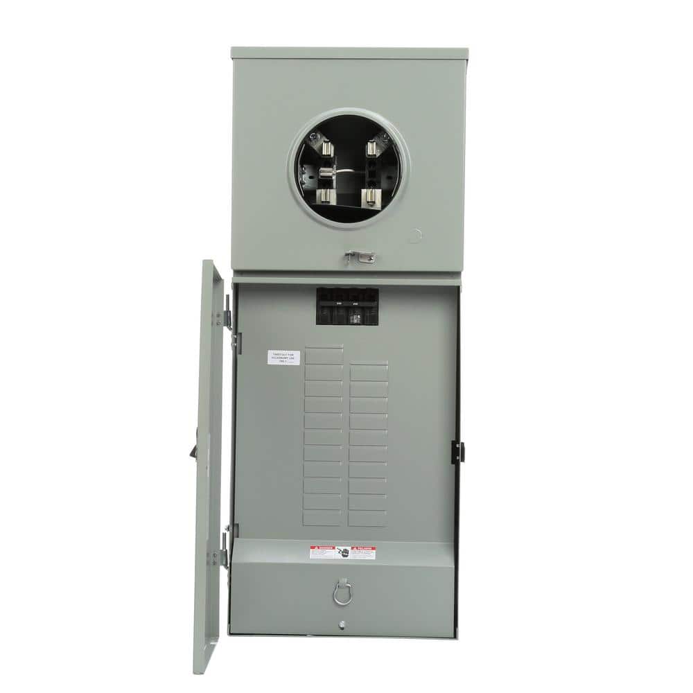 Siemens 200 Amp 20Space 40Circuit OH/UG Ringless Meter Combo with