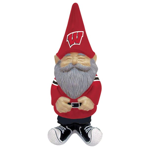 Evergreen University of Wisconsin-Madison 11 in. Garden Gnome
