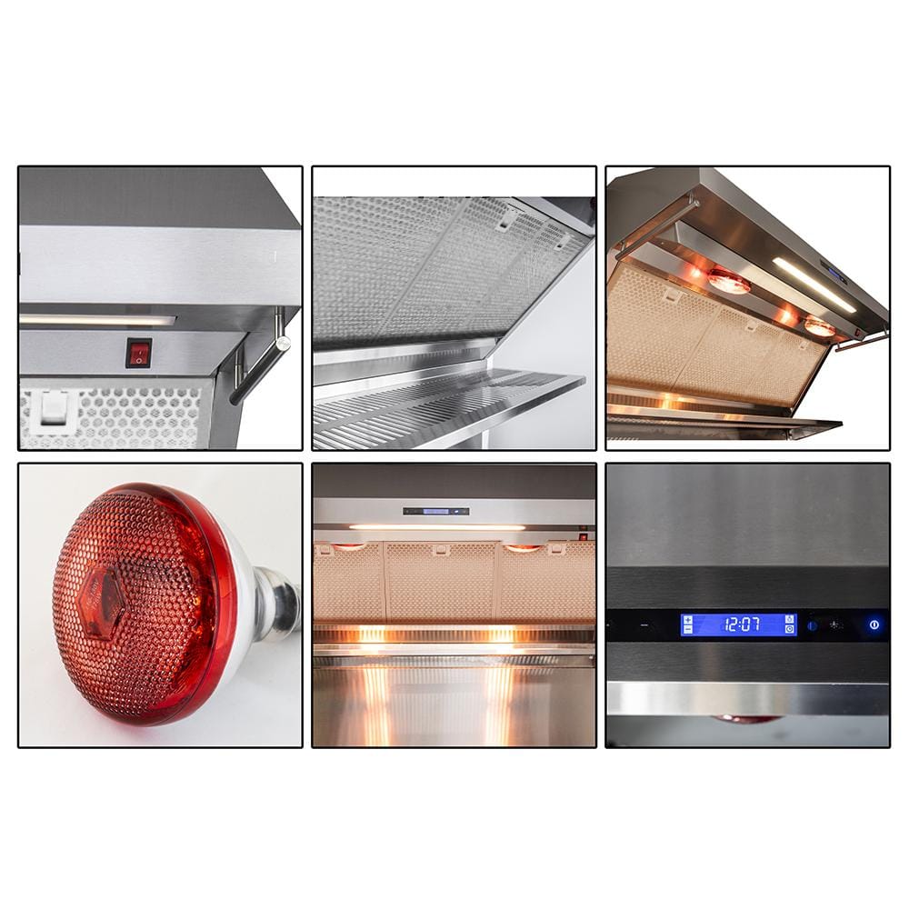 Savona 36-inch Stainless Steel Wall Mount Range Hood with Hybrid Filters