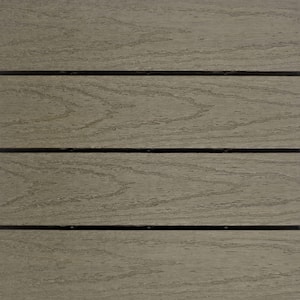 UltraShield Naturale 1 ft. x 1 ft. Quick Deck Outdoor Composite Deck Tile in Egyptian Stone Gray (10 sq. ft. Per Box)