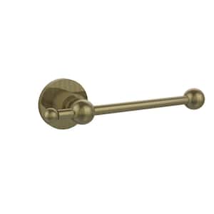 Astor Place Collection European Style Single Post Toilet Paper Holder in Antique Brass