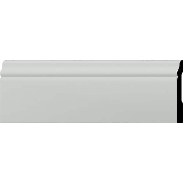 SAMPLE - 3/8 in. x 4 in. x 12 in. Urethane Barcelona Baseboard Moulding