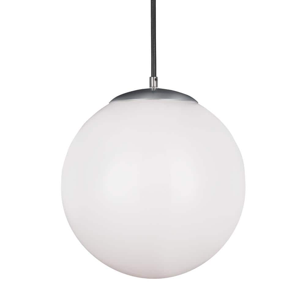 Hanging Globe 1-Light Satin Aluminum Pendant price history on PriceWatchPro