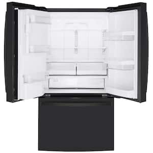 22.1 cu. ft. French Door Refrigerator in Black Slate, Fingerprint Resistant, Counter Depth and ENERGY STAR