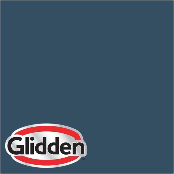 Glidden Premium 1-gal. #HDGV13D Deep Arctic Night Blue Flat Latex Exterior Paint