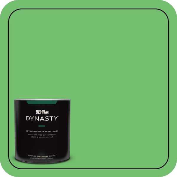 BEHR DYNASTY 1 qt. #440B-5 Dublin Semi-Gloss Enamel Interior Stain-Blocking Paint and Primer