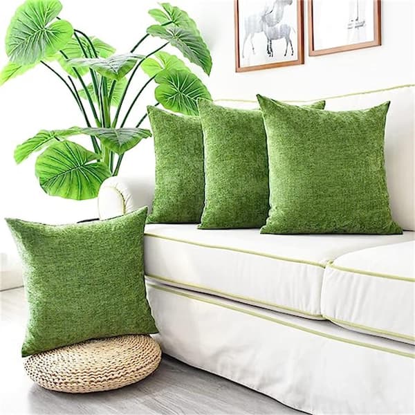Home Decorative Green Throw Pillows Case Sofa Cushion Covers