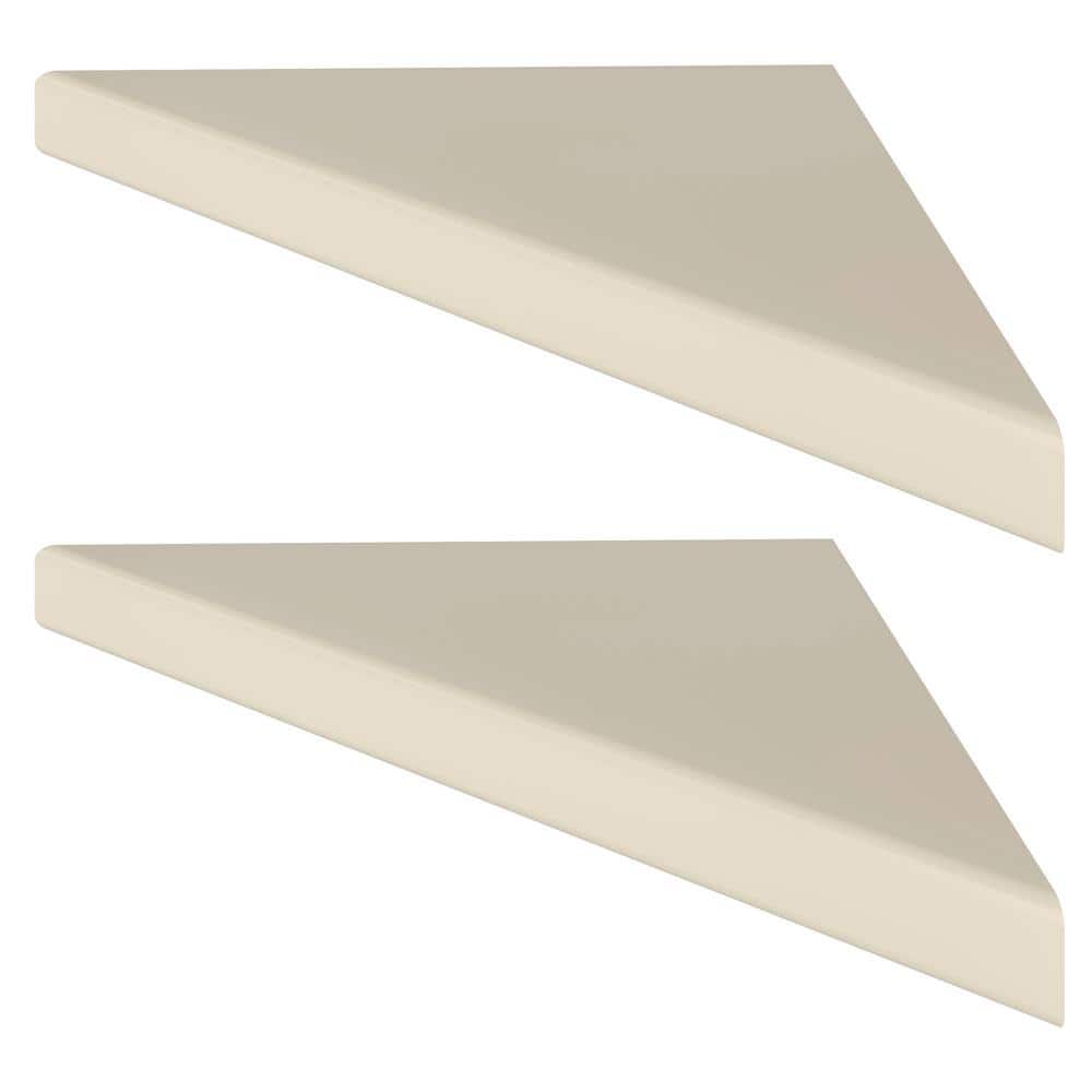 American Standard Corner Shelf in Natural Creme (2Pack) HD8023.257