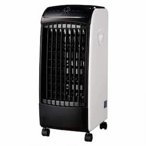 10,000 BTU Portable Air Conditioner Cools 300 Sq. Ft. with Heater, Dehumidifier and Remote Control in Black