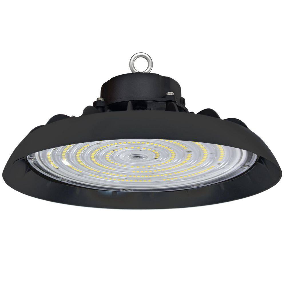 12 in. 600-Watt Equivalent Integrated LED Black Dimmable 0-10-Volt High Bay Light 5000K, IP65 price history on PriceWatchPro