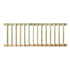 72 in. x 32.5 in. Pressure-Treated Southern Yellow Pine Pre-assembled Beveled 2-End Balusters Rail Kit