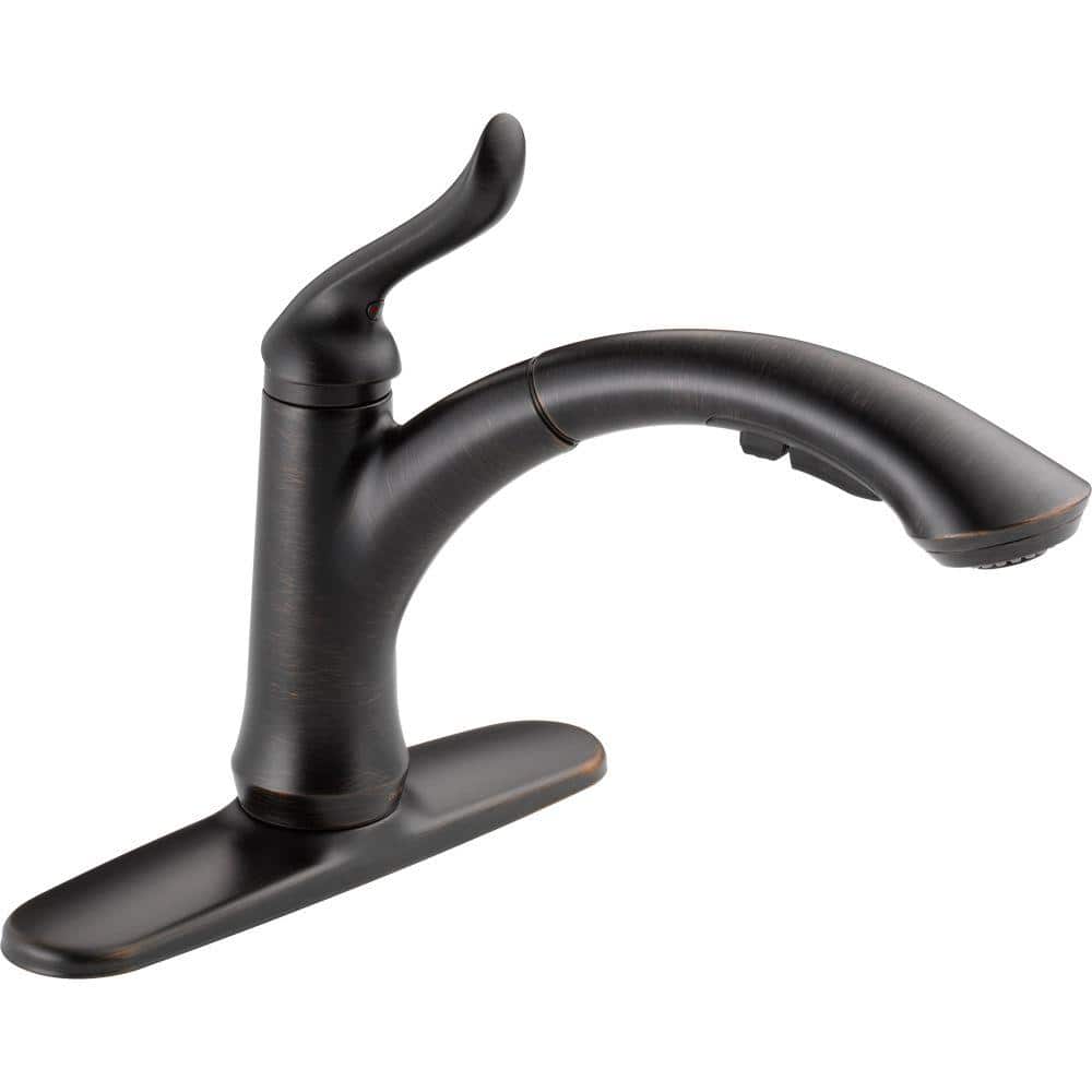 Delta Linden Single-Handle Pull-Out Sprayer Kitchen Faucet With
