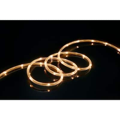 16 ft. Soft White All Occasion Indoor Outdoor Mini LED Rope Light Decoration (2-Pack)