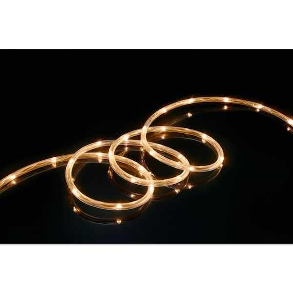 DEERPORT DECOR 16 ft. Soft White All Occasion Indoor Outdoor Mini LED Rope Light Decoration (2-Pack)