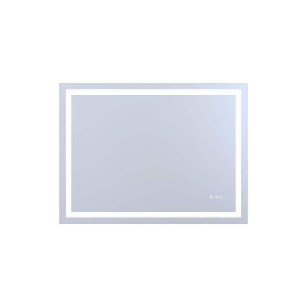 40 in. W x 30 in. H Rectangular Frameless LED Light Anti-Fog Wall Bathroom Vanity Mirror Front and Back Light price history on PriceWatchPro