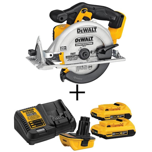 20V 6-1/2 Circular Saw Kit with Li-Ion Battery (Charger Not Included) at