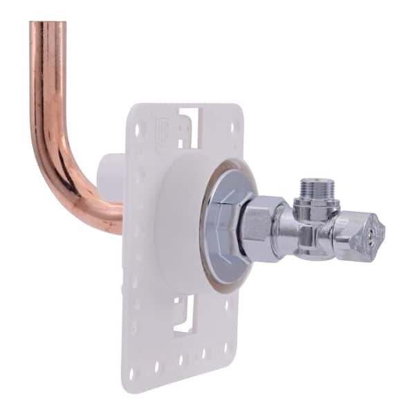 1/2 in. Copper x 3/8 in. Compression Fixture Outlet Box (10-Pack)