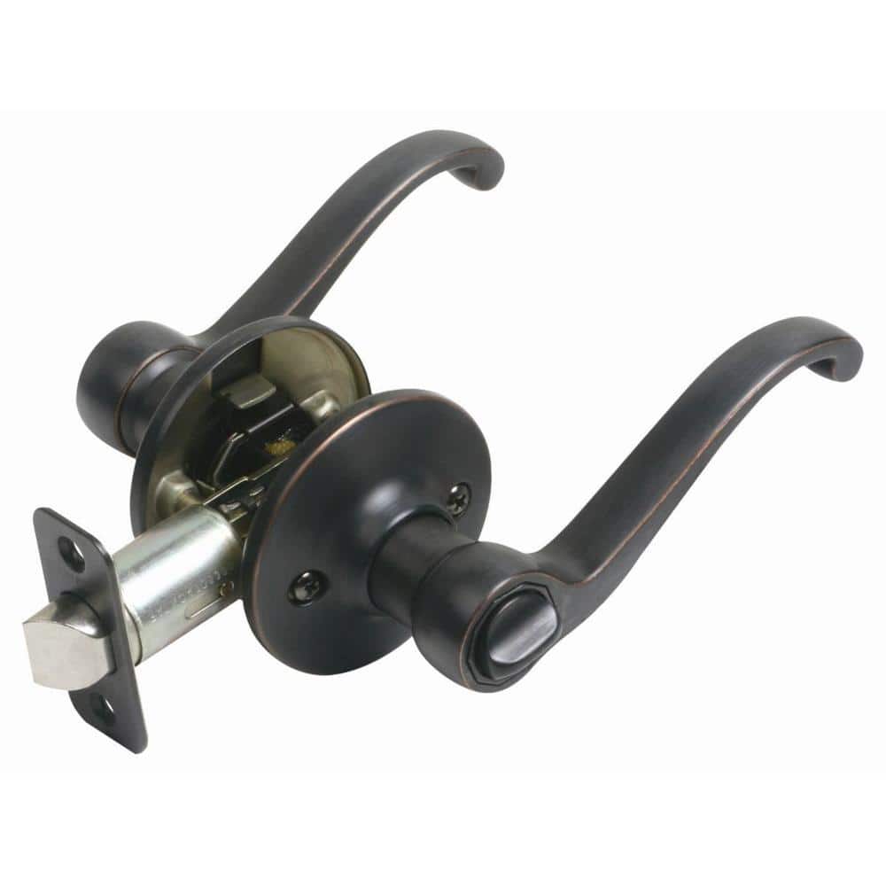 Oil Rubbed Bronze Universal Privacy Door Lever