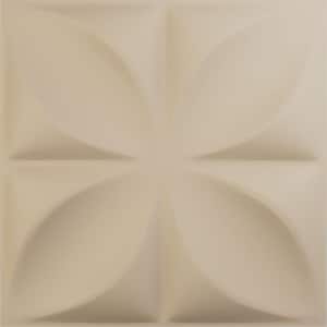 11-7/8"W x 11-7/8"H Helene EnduraWall Decorative 3D Wall Panel, Smokey Beige (Covers 0.98 Sq.Ft.)