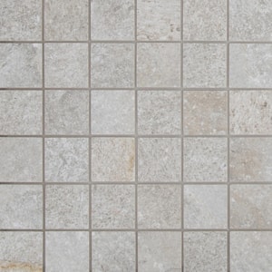 Brixstyle Gris 12 in. x 12 in. Matte Porcelain Patterned Look Floor and Wall Tile (6 sq. ft./Case)