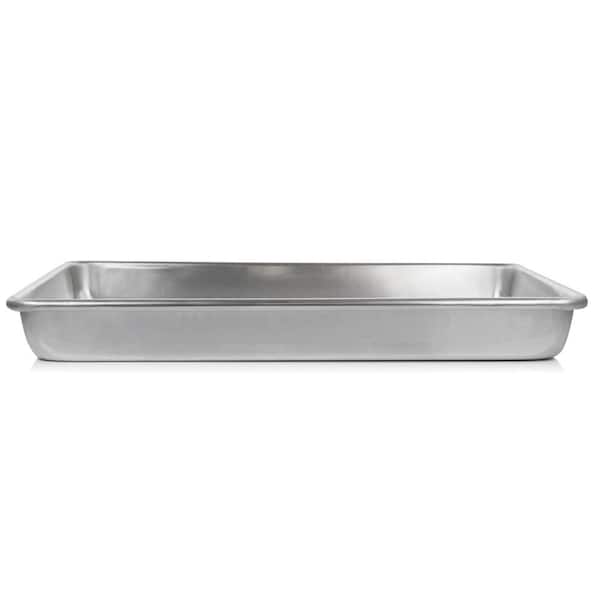 Oster Baker's Glee 17 in. x 13 in. Stainless Steel Cookie Sheet and 16 in. Cooling  Rack Bakeware Set in Silver 985118777M - The Home Depot