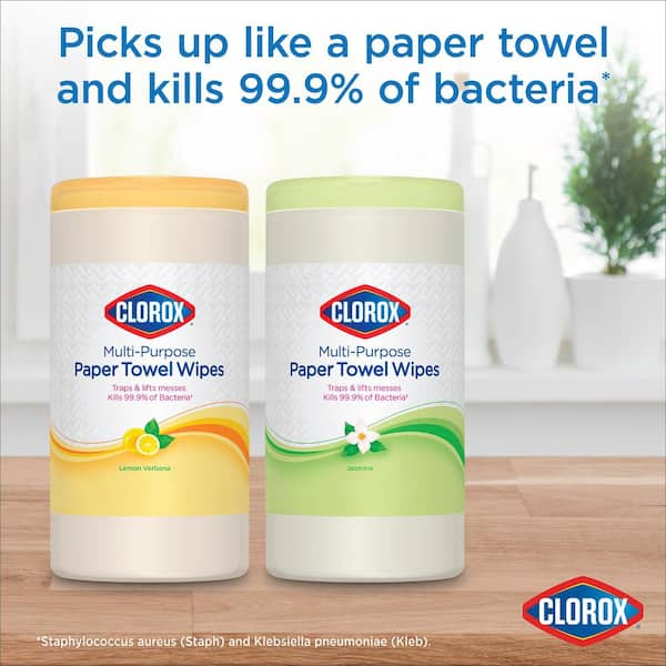 Clorox 35-Count Crisp Lemon and Fresh Scent Bleach Free Disinfecting  Cleaning Wipes (3-Pack) 4460030112 - The Home Depot