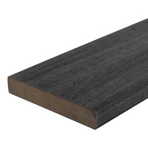 Ultrashield Natural Cortes Series 1 in. x 6 in. x 8 ft. Hawaiian Charcoal Solid Composite Decking Board (49-Pack)