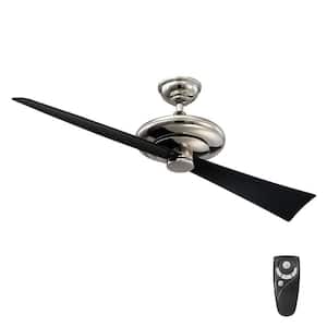 Tetia 52 in. Indoor Polished Nickel Ceiling Fan with Remote Control