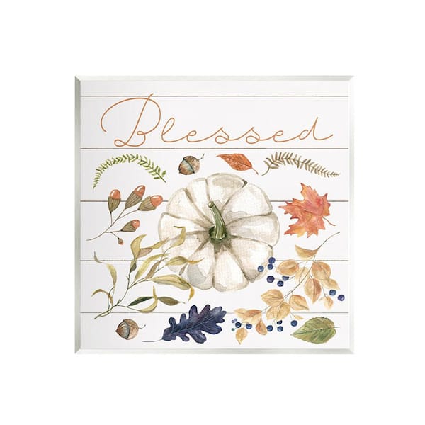 Blessed Fall Botanicals by Livi Finn 1-Piece Unframed Graphic Print Nature Poster Art Print 12 in. x 12 in.