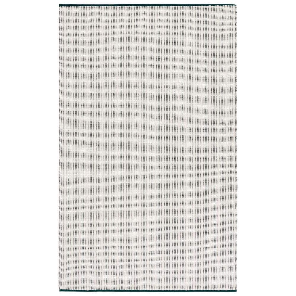 Vermont 3 ft. x 5 ft. Green/Ivory Striped Modern Area Rug price history on PriceWatchPro