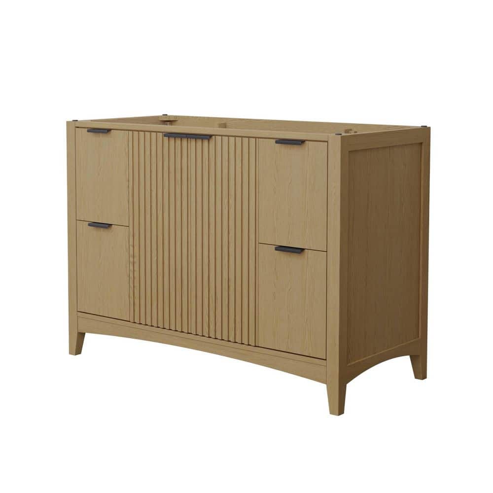 Palmilla 47.25 in. Bath Vanity Cabinet without Top in Natural Oak Assembled price history on PriceWatchPro